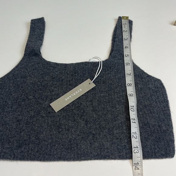 Everlane The Cozy-Stretch Tank Wool In Dark Gray New - Picture 6 of 6